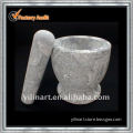 Marble stone mortar and pestle set(YL-U005)